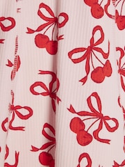 River Island Cherry Print Polo Dress - صورة 2 من 3