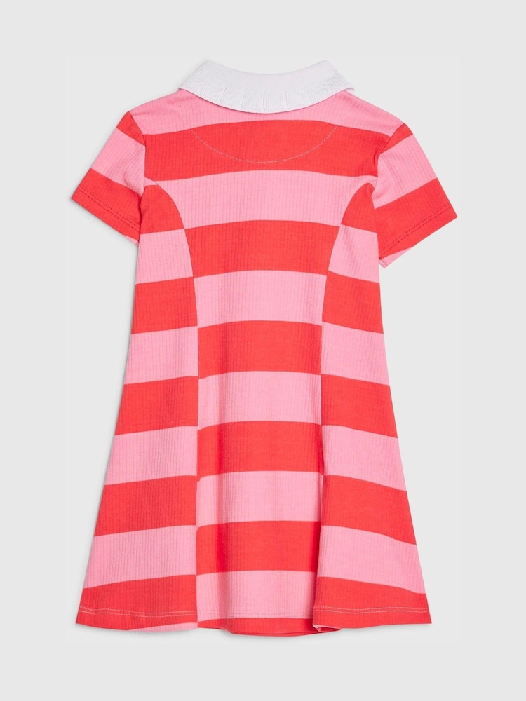 River Island Stripe Rugby Polo Dress - Bilde 2 av 4