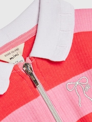 River Island Stripe Rugby Polo Dress - Bilde 4 av 4