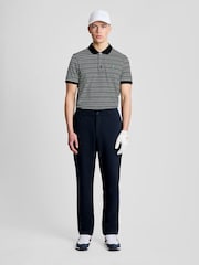Lyle & Scott Black Golf Stripe Polo Shirt - Image 4 of 5