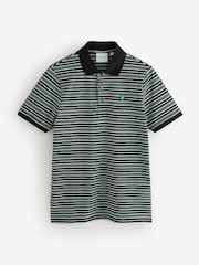 Lyle & Scott Black Golf Stripe Polo Shirt - Image 5 of 5