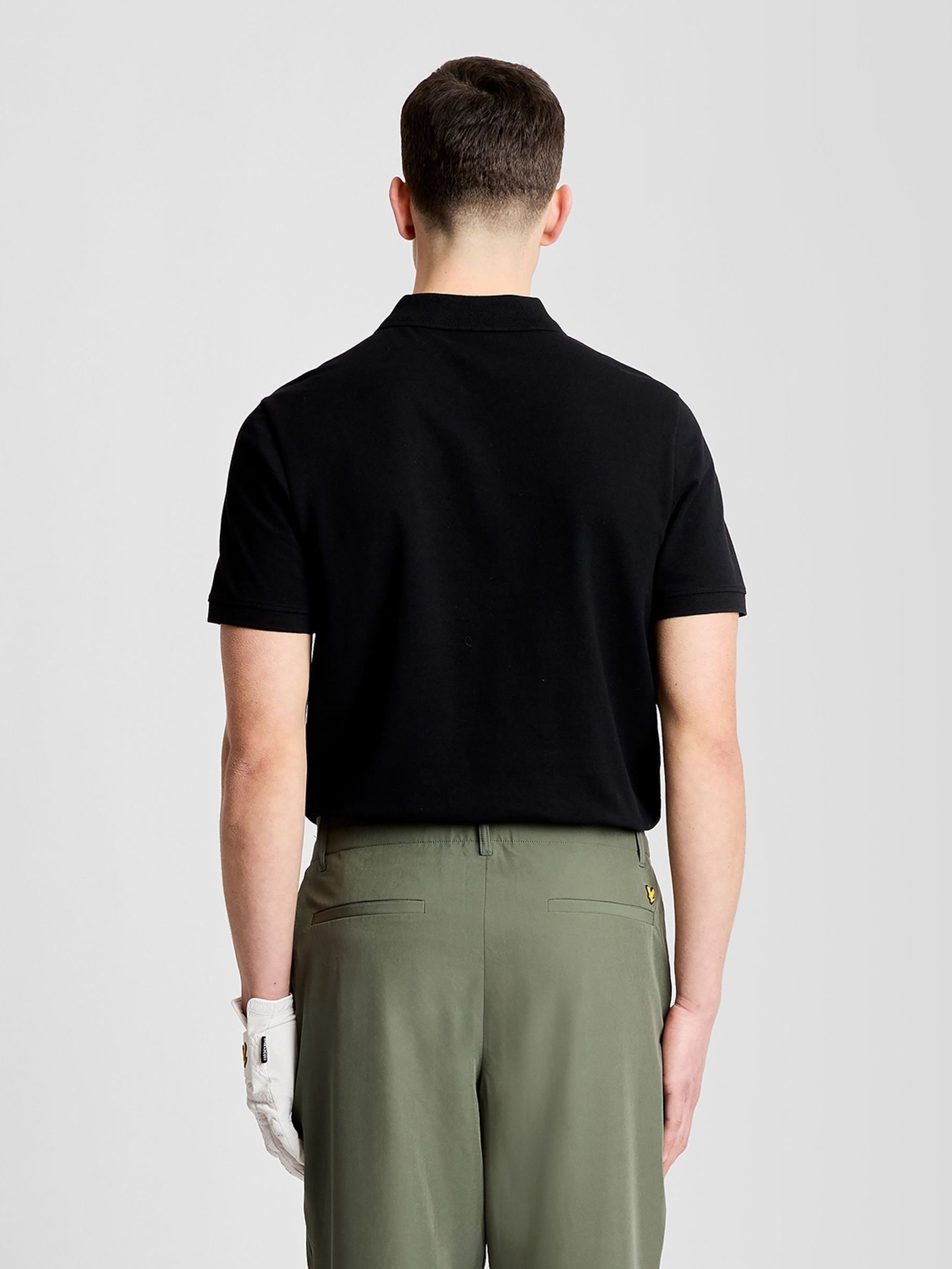 Cph/GolfWIRED STRIPE WIDE POLO 黒M 試着のみ Cph/GolfWIRED STRIPE