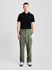 Lyle & Scott Black Golf Tech Polo Shirt - Image 4 of 5