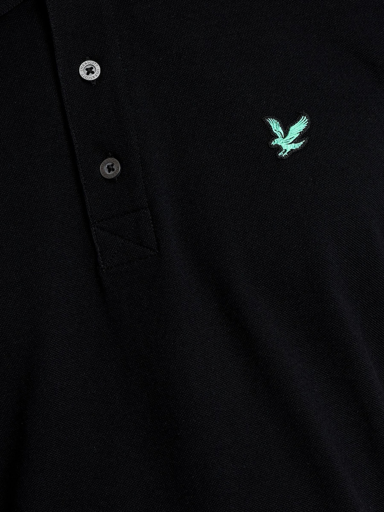 Lyle & Scott Black Golf Tech Polo Shirt - Image 5 of 5