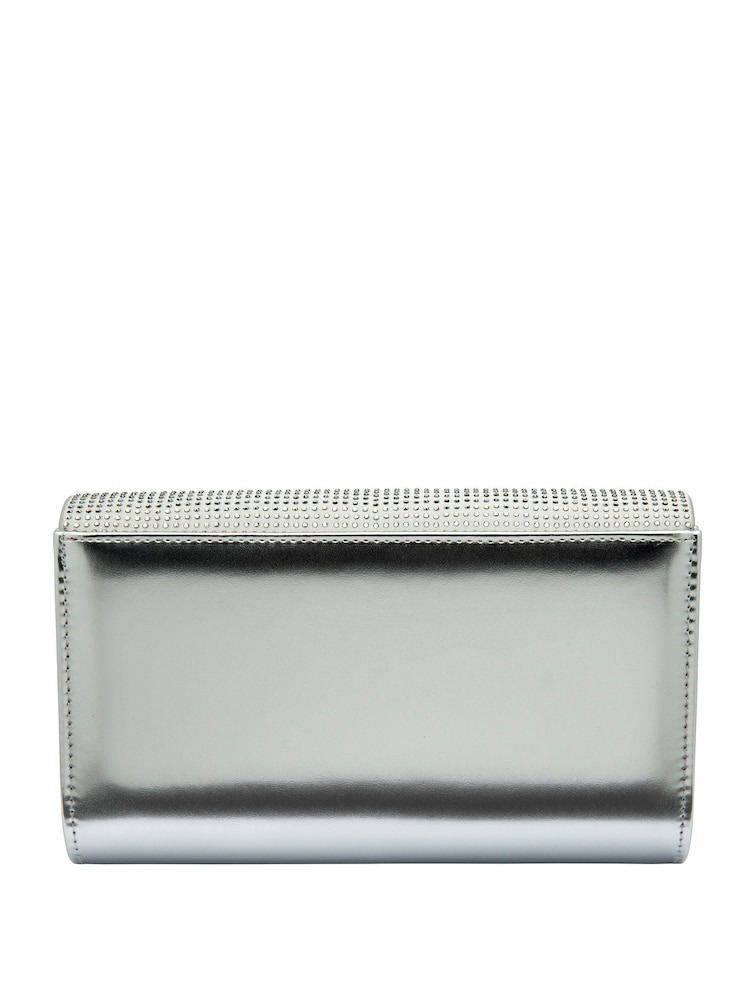 Ravel Silver Chain with Clutch Bag - Image 2 of 4 Ravel Silver Chain with Clutch Bag - Image 2 of 4