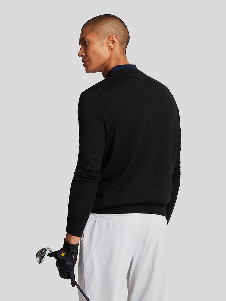 Lyle & Scott Golf Pullover aus Polyblend mit Rundhalsausschnitt - Bild 2 von 5