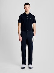 Lyle & Scott Blue Golf Tech Polo Shirt - Image 4 of 5