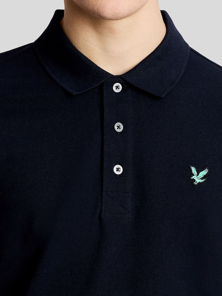 Lyle & Scott Blue Golf Tech Polo Shirt - Image 5 of 5
