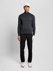 Lyle & Scott Grey Golf Polyblend Quarter Zip Jumper - Image 2 of 6