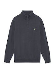 Lyle & Scott Grey Golf Polyblend Quarter Zip Jumper - Image 5 of 6