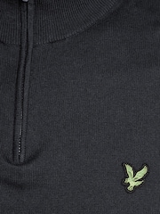 Lyle & Scott Grey Golf Polyblend Quarter Zip Jumper - Image 6 of 6