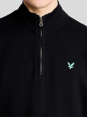 Lyle & Scott Black Golf Quarter Zip Mildayer Sweat Top - Image 5 of 6