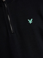 Lyle & Scott Black Golf Quarter Zip Mildayer Sweat Top - Image 6 of 6