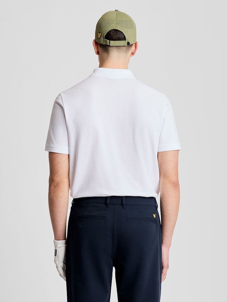 Lyle & Scott White Golf Tech Polo Shirt - Image 2 of 5