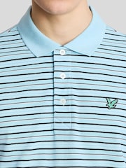 블루 - Lyle & Scott 골프 테크 폴로 셔츠 - 4의 이미지 4