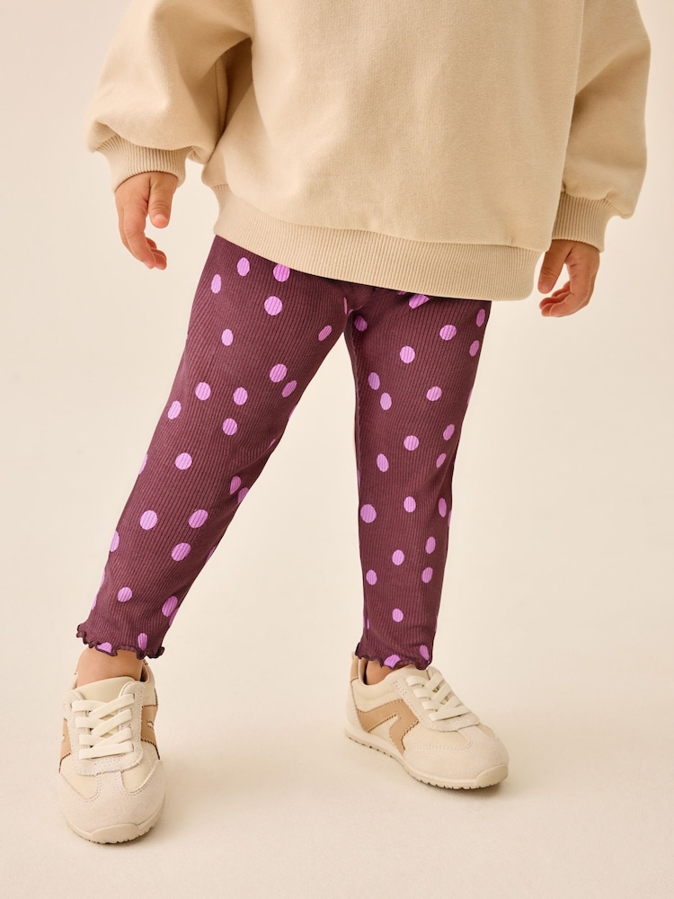 Brown Pink Spot - بنطلون ضيّق مضلَّع (3 أشهر - 7 سنوات) - Image 1 of 7