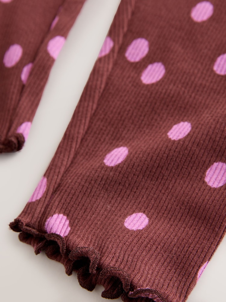 Brown Pink Spot - بنطلون ضيّق مضلَّع (3 أشهر - 7 سنوات) - Image 7 of 7