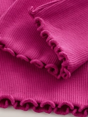 Berry Pink Berry flare Leggings (3mths-7yrs) - Image 6 of 7
