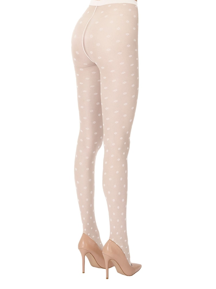 Wolford White Daisy Tights - Image 2 of 7