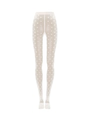 Wolford White Daisy Tights - Image 7 of 7