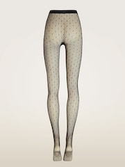 Wolford Black Dotted Net Tight - Image 4 of 4