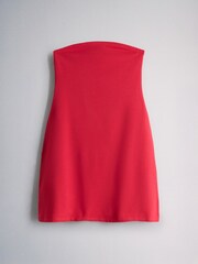 The Set 3 Pack Bandeau Mini Jersey Dresses Brown/Red/Light Pink - Image 9 of 12