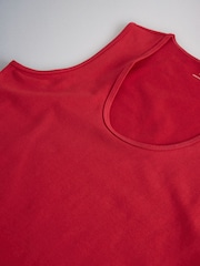 The Set 4 Pack Deep Scoop Slim Fit Vest Red/Navy Blue/ White - Image 7 of 7