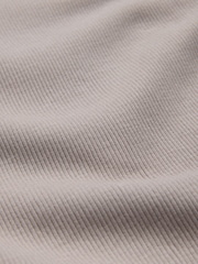 The Set 3 Pack Henley Rib Vest Chocolate brown/Taupe Brown/White - Image 5 of 6