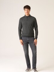 Skopes Grey Brad Merino Blend Polo Shirt - Image 1 of 5