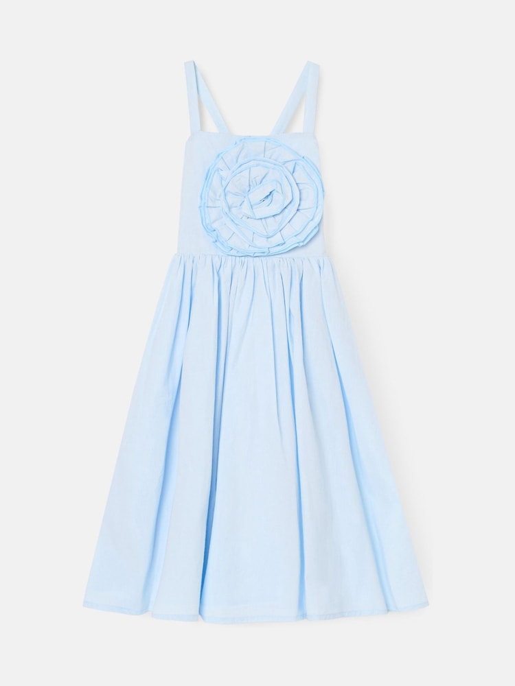 Angel & Rocket Blue Allegra Corsage Scallop Swing Dress - Image 1 of 3