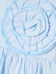 Angel & Rocket Blue Allegra Corsage Scallop Swing Dress - Image 3 of 3