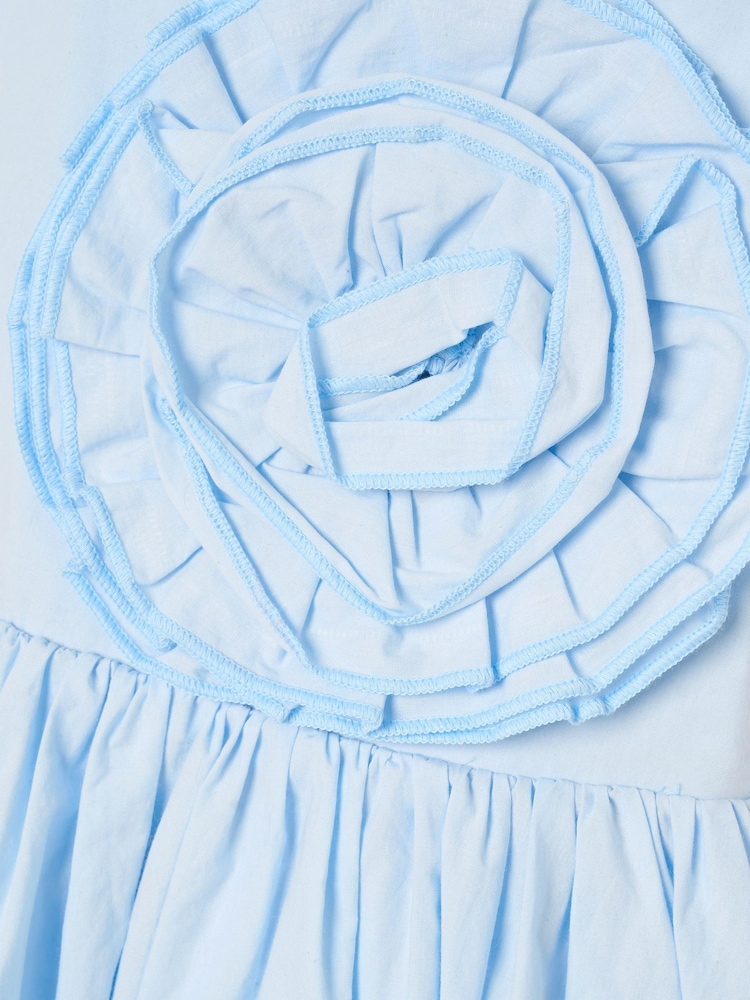 Angel & Rocket Blue Allegra Corsage Scallop Swing Dress - Image 3 of 3