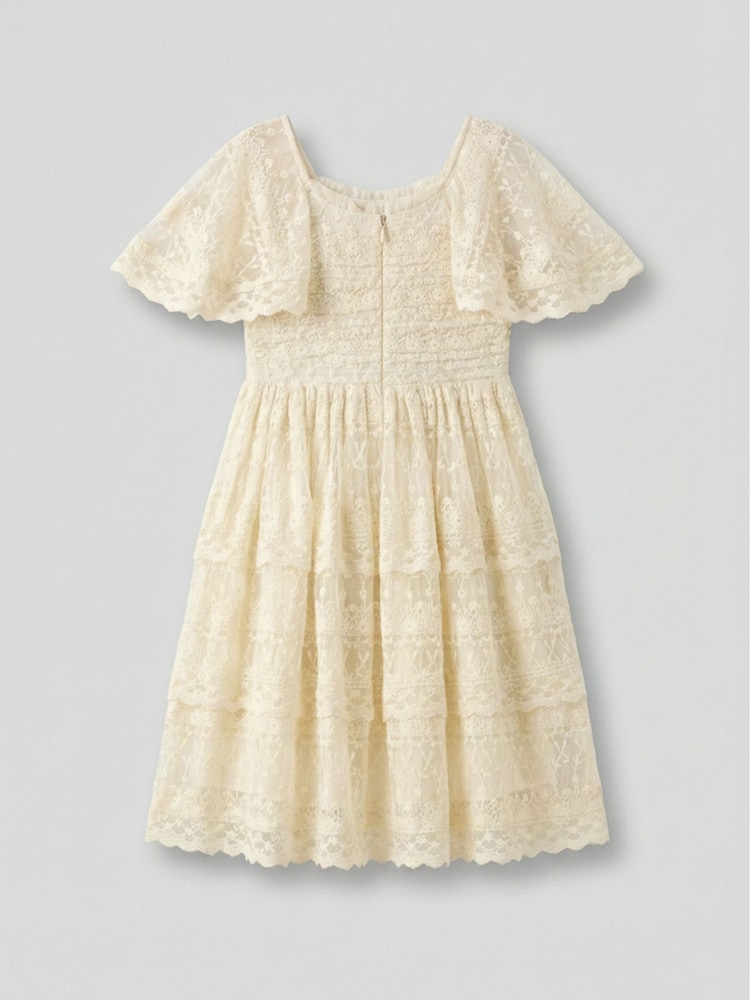 Angel & Rocket Annabelle Vintage Lace Mesh Kleid - Bild 5 von 5
