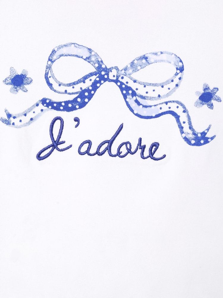 Angel & Rocket Joanie Floral Placement Print T-Shirt - 圖片 3,共 3 Angel & Rocket Joanie Floral Placement Print T-Shirt - 圖片 3,共 3