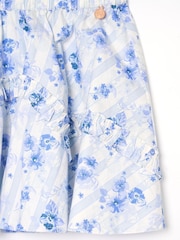 Angel & Rocket Blue Pia Floral Ruffle Detail Skirt - Image 3 of 3