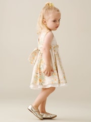 Angel & Rocket Prim Rose Printed Tie Waist Dress - صورة 4 من 6