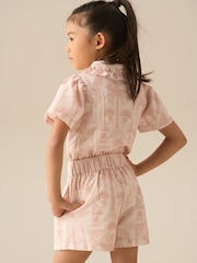 Angel & Rocket Natural Abby Tie Waist Jumpsuit - Image 2 of 8