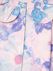 Angel & Rocket Pink Celia Petal Collar Blouse - Image 7 of 7