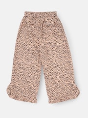 Angel & Rocket Erika Leopard Frill Hem Trousers - صورة 7 من 8