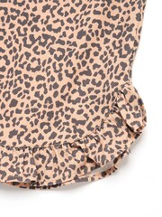 Angel & Rocket Erika Leopard Frill Hem Trousers - صورة 8 من 8