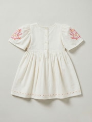 Angel & Rocket White Reyna Embroidered Swing Dress - Image 6 of 6