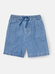 Angel & Rocket Blue Max Jacquard Denim Shorts - Image 6 of 8