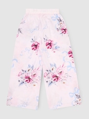Angel & Rocket Pink Cleo Floral Wide Leg Trousers - Image 4 of 5