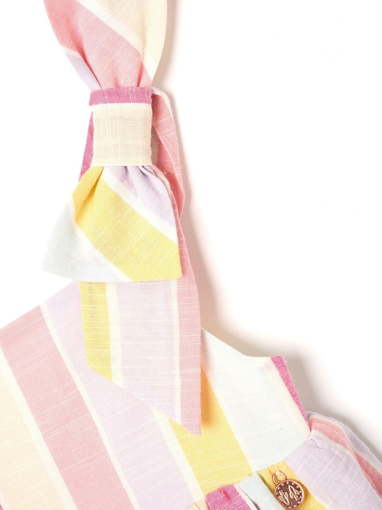 Angel & Rocket Nola Pastel Stripe Tiered Dress - Imagen 3 de 3 Angel & Rocket Nola Pastel Stripe Tiered Dress - Imagen 3 de 3
