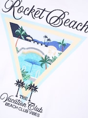 Angel & Rocket West Beach Graphic T-skjorte - Bilde 8 av 8