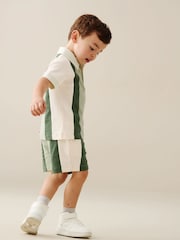 Angel & Rocket Green Jerry Colour Block Top & Shorts Set - Image 4 of 7