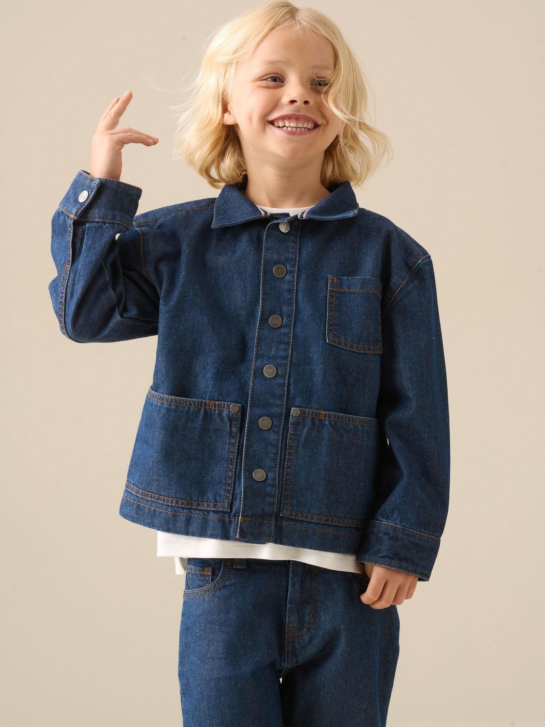 Buy Angel & Rocket Blue Otis Indigo Denim Jacket from Next USA