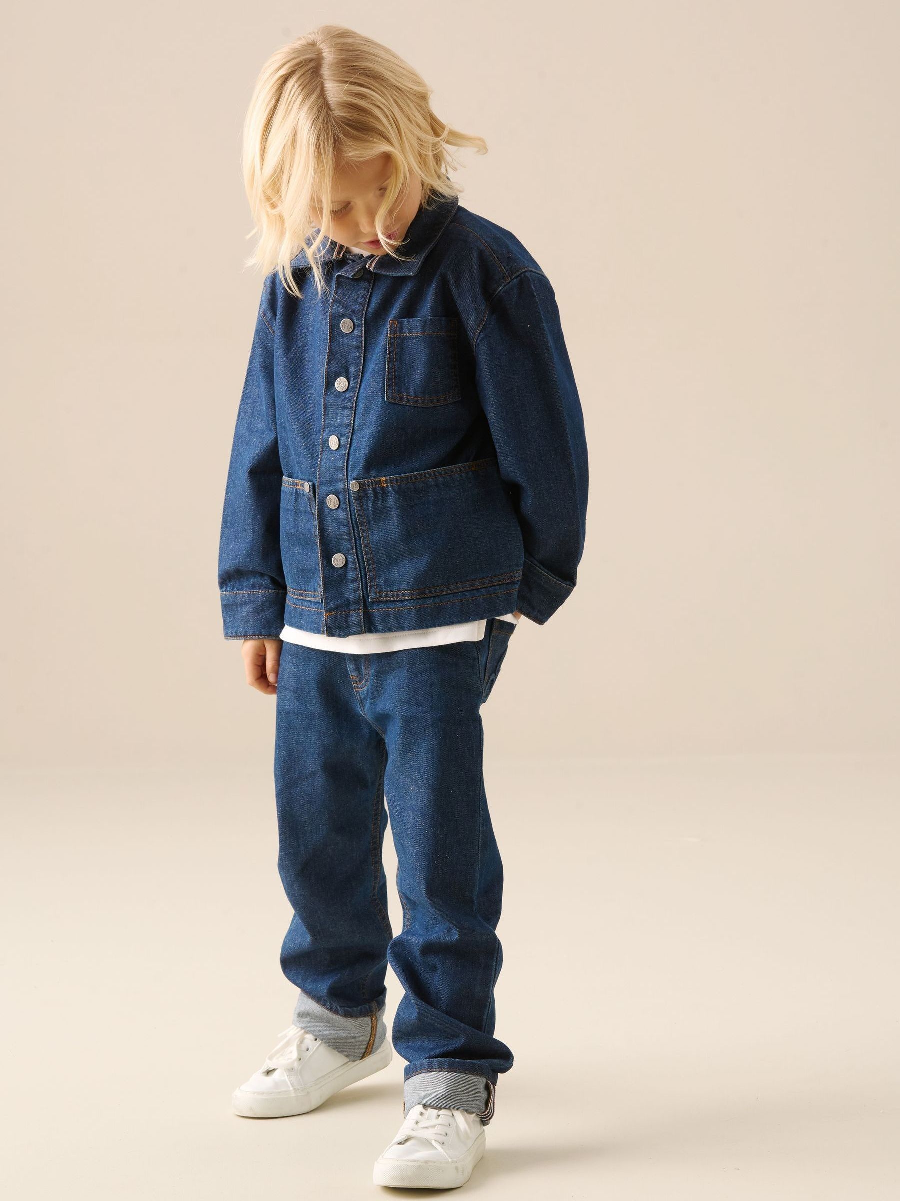 Buy Angel & Rocket Blue Otis Indigo Denim Jacket from Next USA