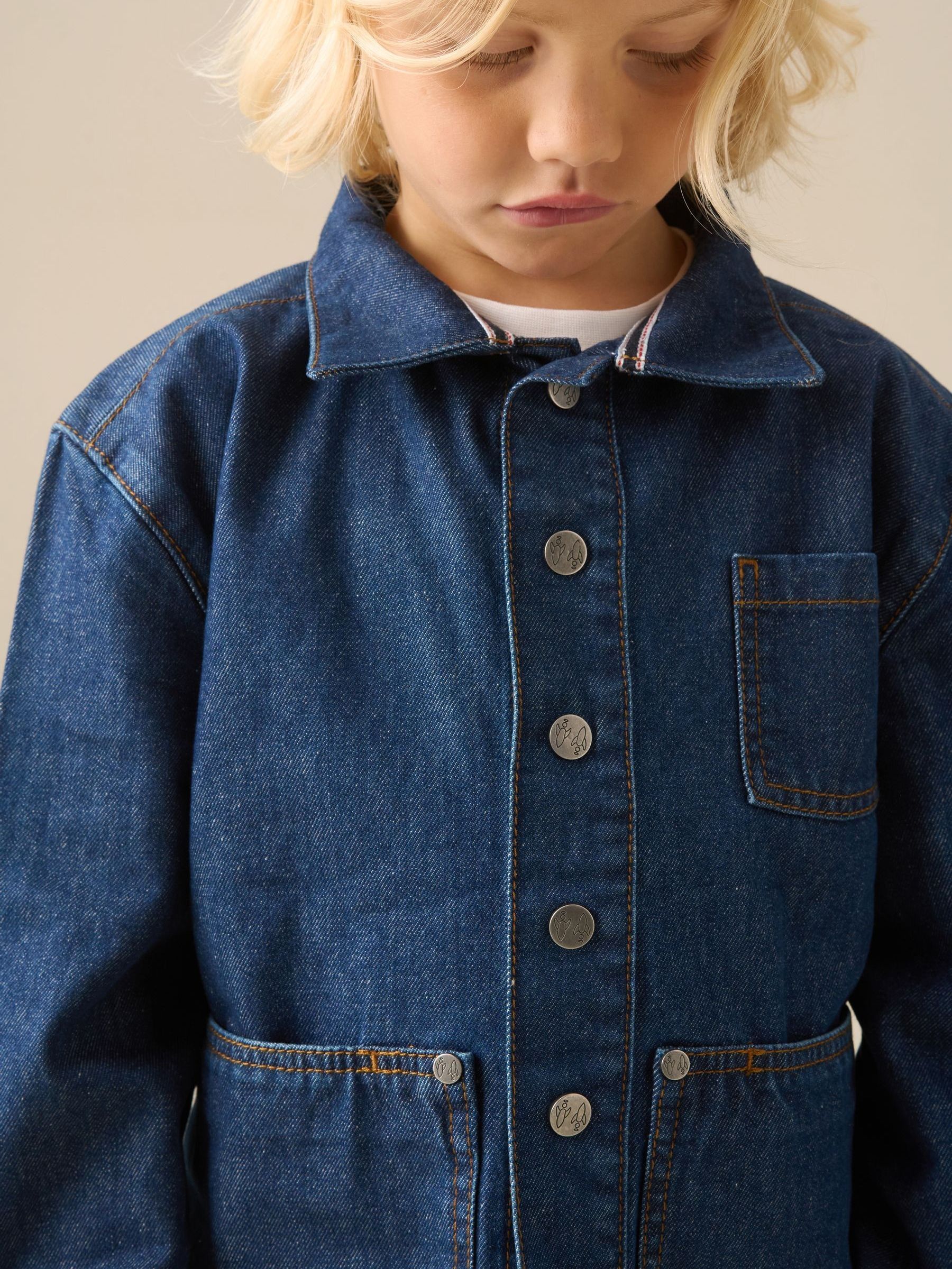Buy Angel & Rocket Blue Otis Indigo Denim Jacket from Next USA