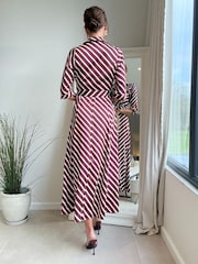 Style Cheat Red Daphne Shirt Dress - Image 2 of 4